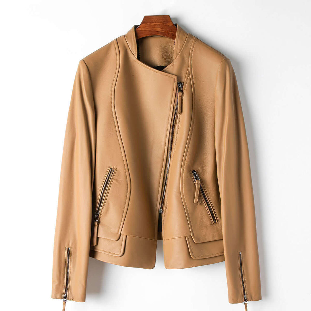 Drune | Damen Stilvolle Lederjacke