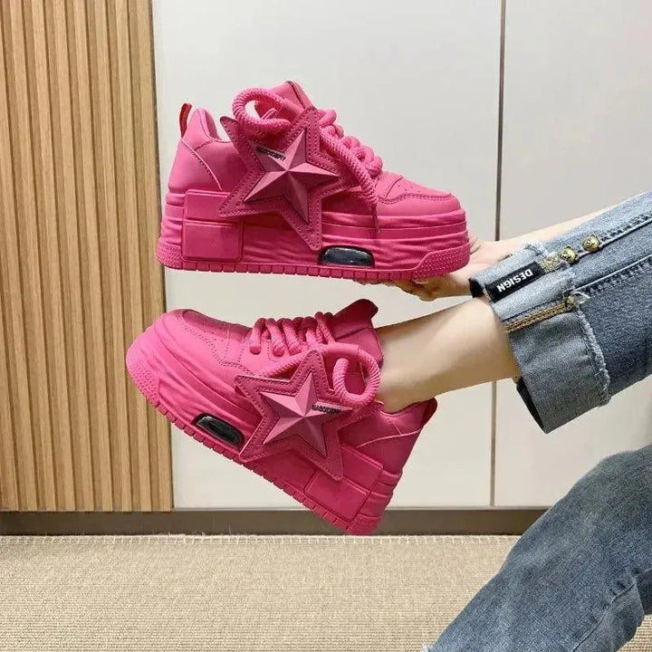 Drune | Sneakers Donna mit Plateau und Stella