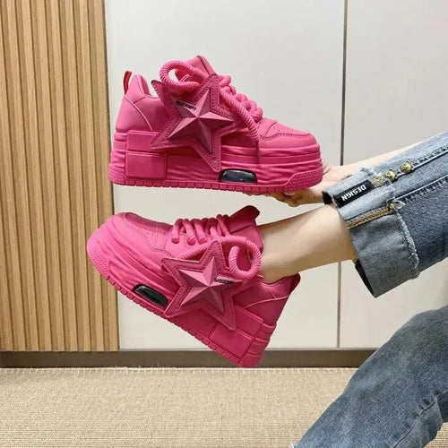 Drune | Sneakers Donna mit Plateau und Stella