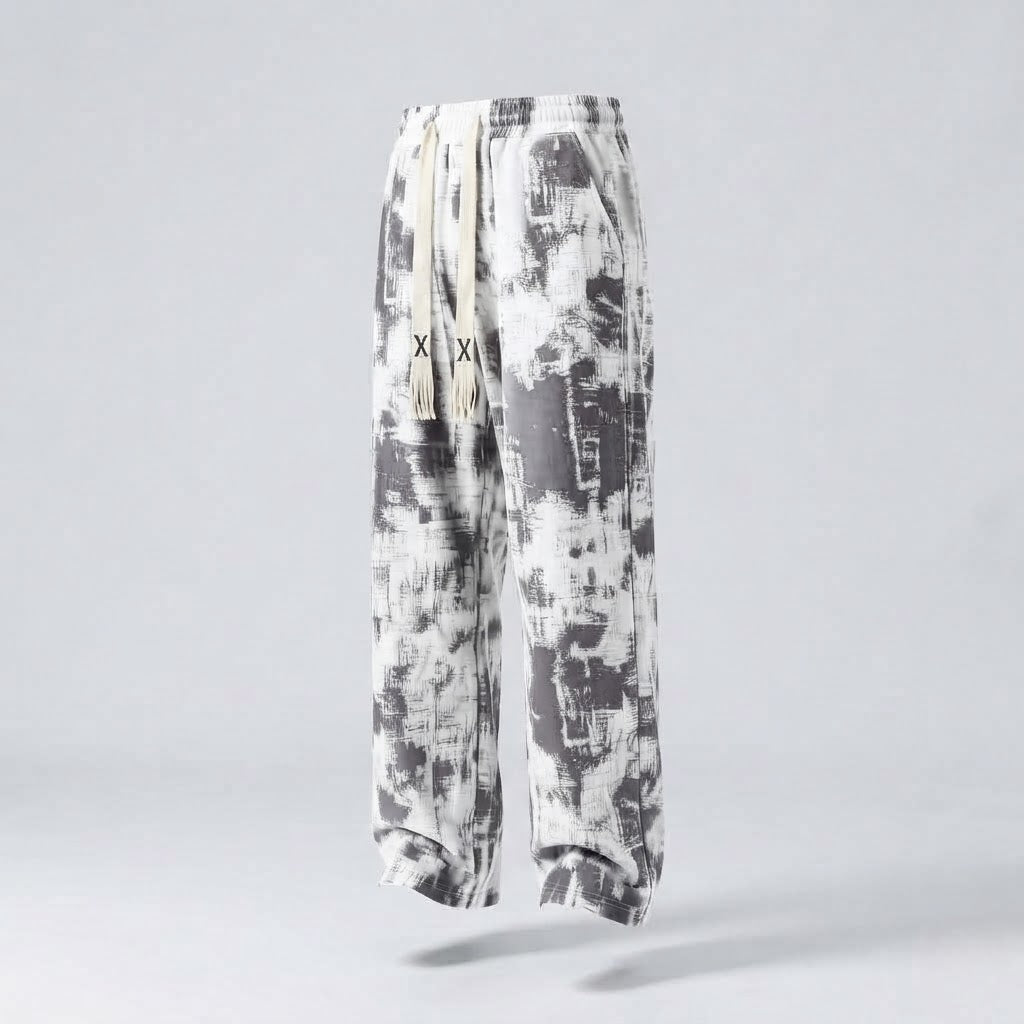 Damen Freizeit Grafik Cargo-Hose Drune