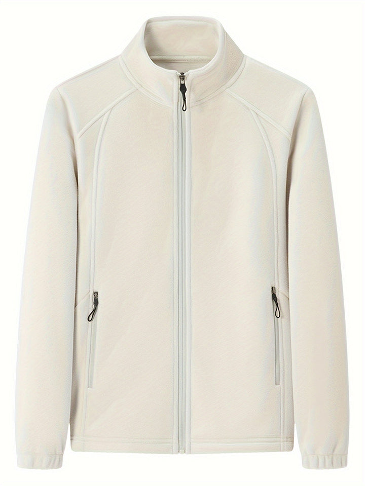 Drune | Plüsch Damen Outdoorjacke mit Hohem Kragen und Langen Ärmeln