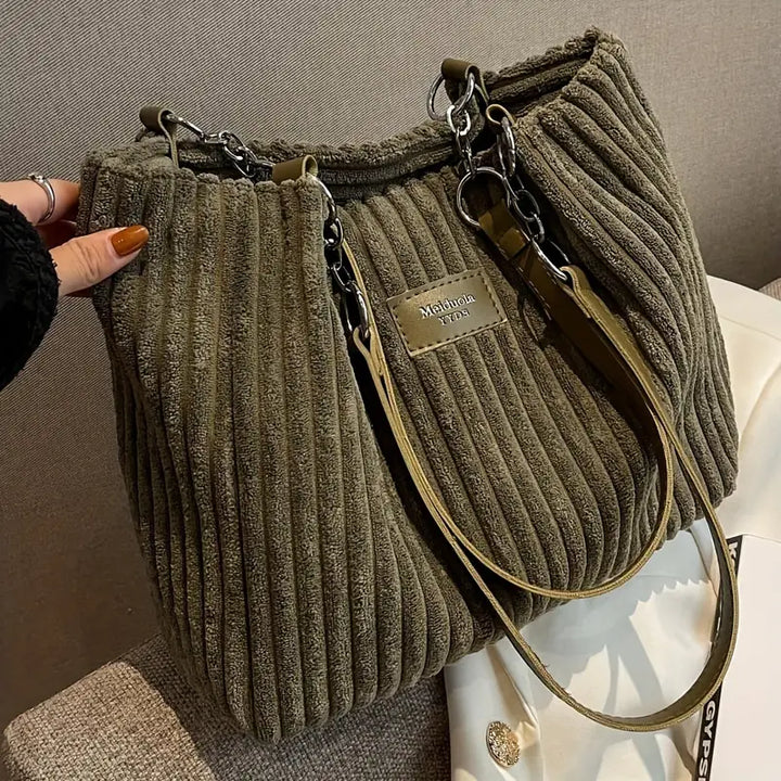 Drune | Samtcord Baumwolltasche