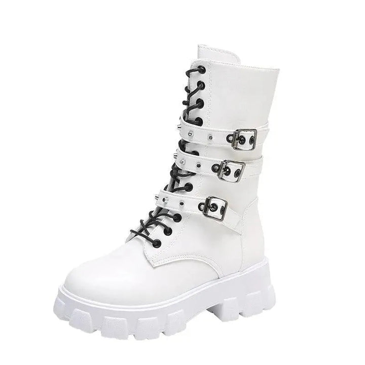 Drune | Damen Punk Stiefel