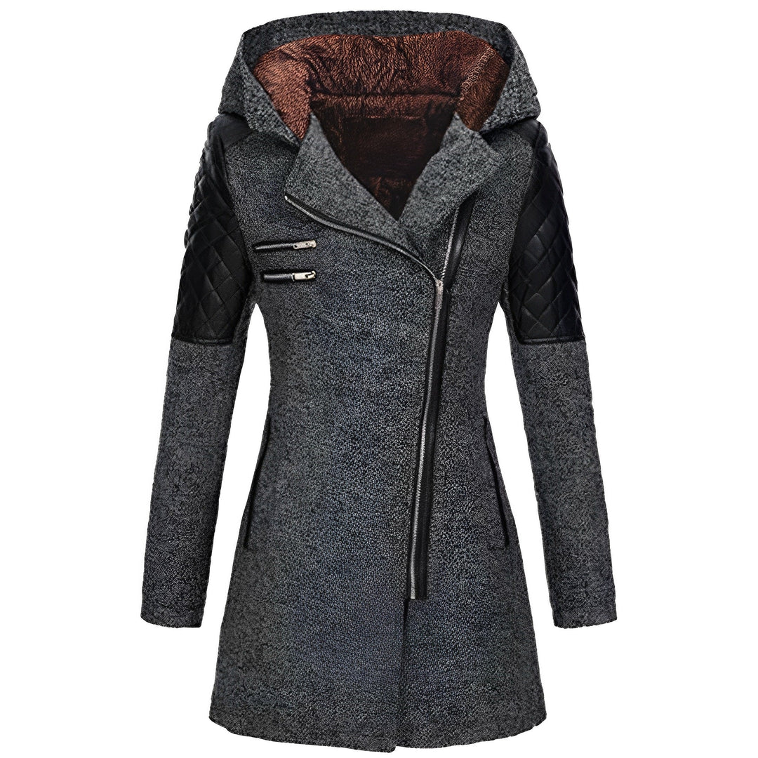Drune | Winterlicher Woll|Trenchcoat Mit Kapuze