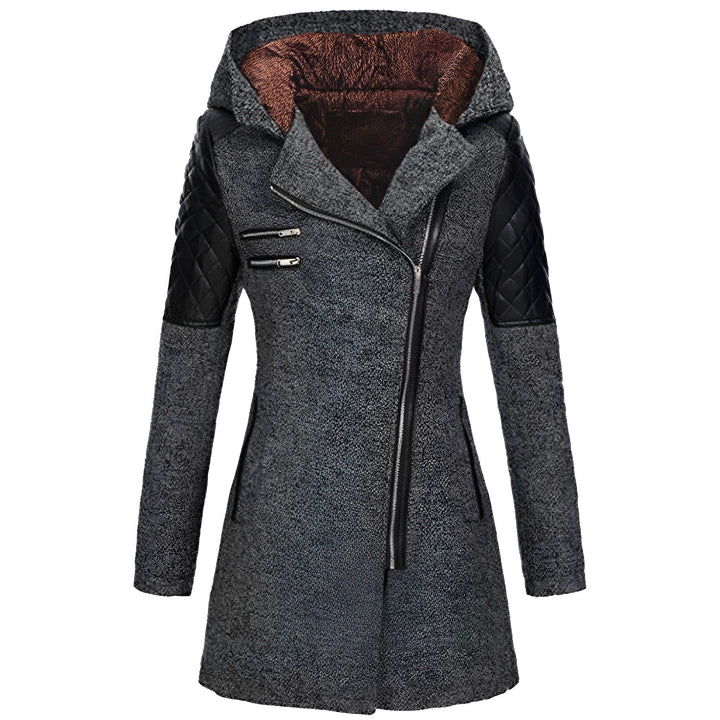Drune | Winterlicher Woll|Trenchcoat Mit Kapuze