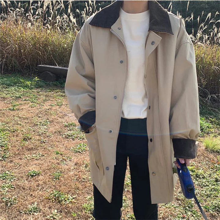 Drune | im Vintage-Stil mit Umlegekragen und großen Taschen