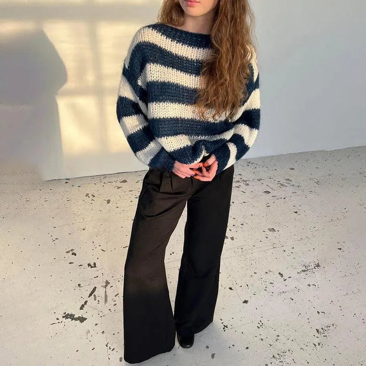 Drune | Gestreifter Pullover