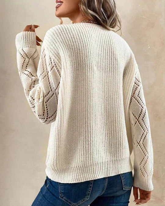 Drune | Gemütlicher Strick V-Ausschnitt Pullover