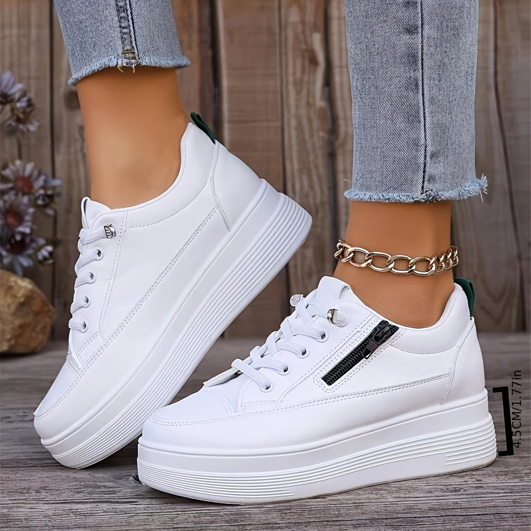 Drune | Stilvolle Einfarbige Sneaker für