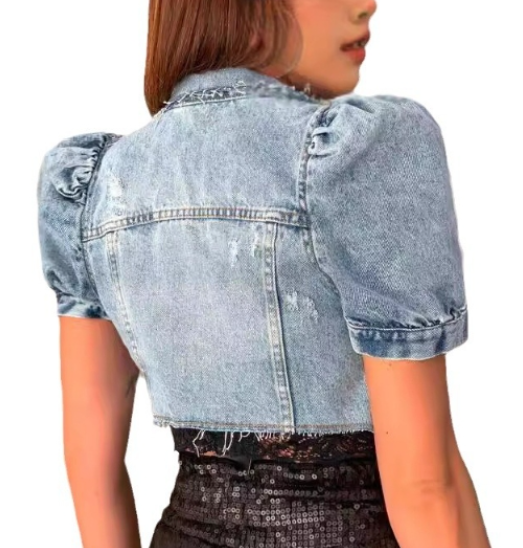 Drune | Blaue Jeansjacke – Vielseitiger Klassiker für Jeden Look