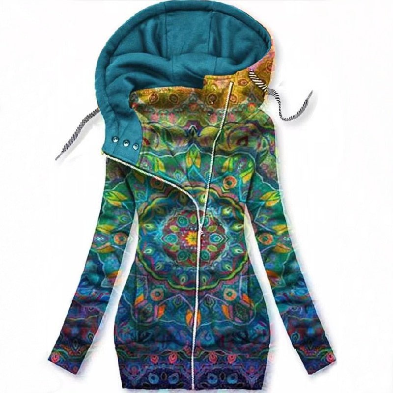 Drune | Gedruckter Kapuzenpullover