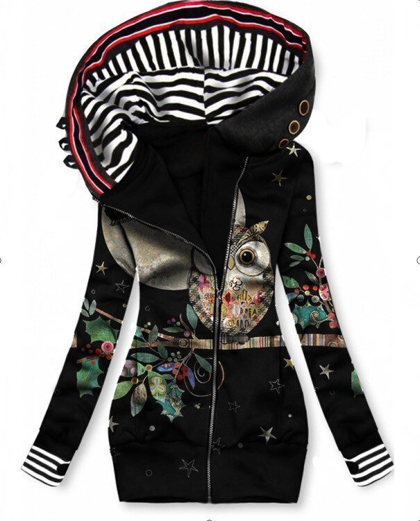 Drune | Gedruckter Kapuzenpullover