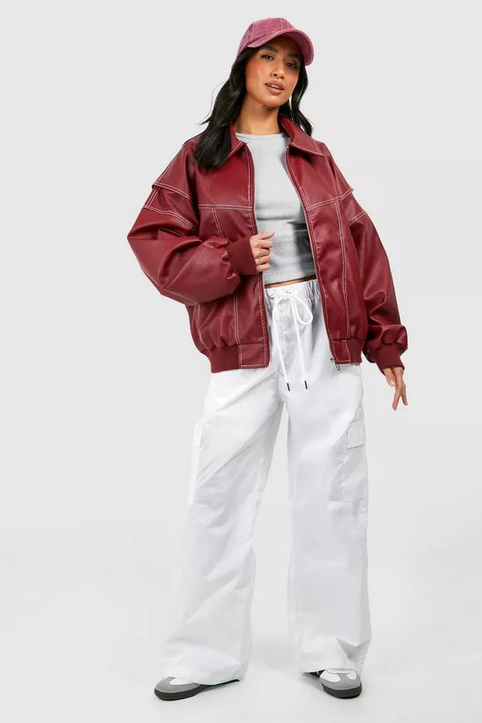Drune | Übergröße Herbst Lederjacke