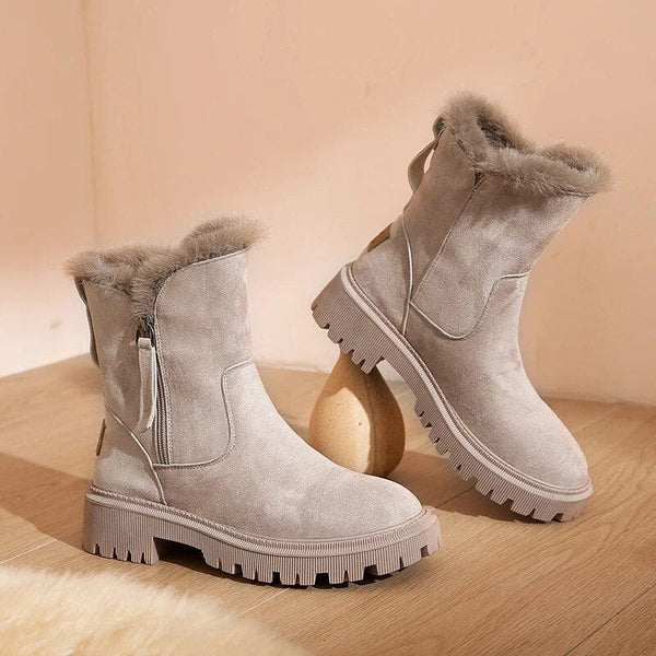 Drune | warme fleecestiefel mit baumwollfutter