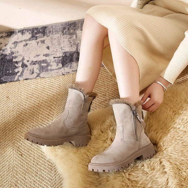 Drune | warme fleecestiefel mit baumwollfutter