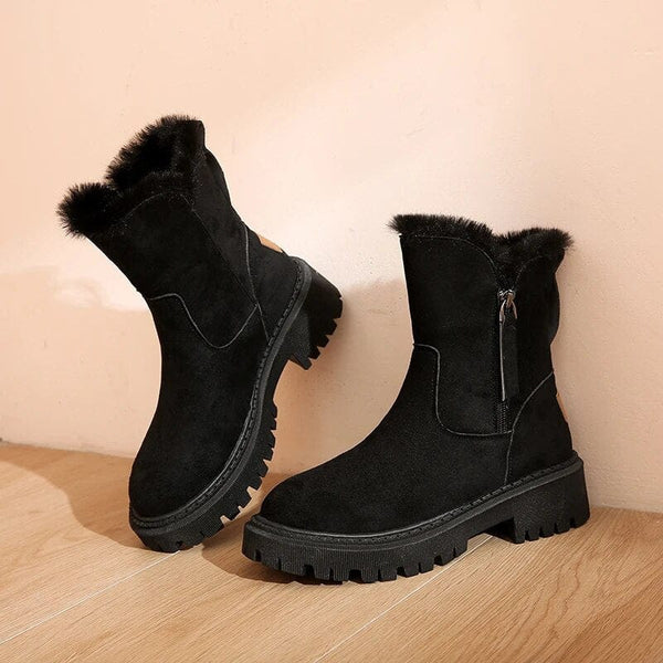 Drune | warme fleecestiefel mit baumwollfutter