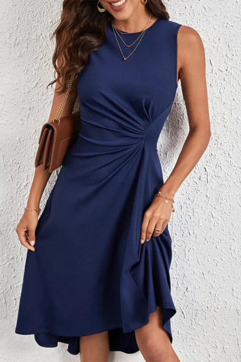 Drune | Festliches Midi Wickelkleid Elegant