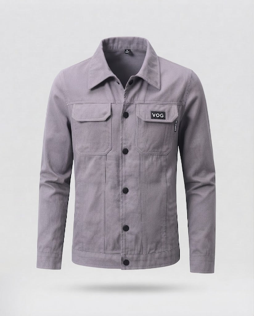 Herren Klassische Suedejacke Drune