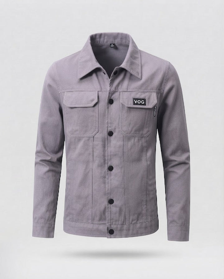 Herren Klassische Suedejacke Drune