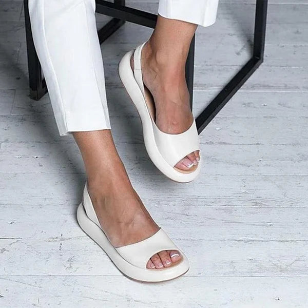Drune | Damen Bequeme Schlichte Sandalen Freizeit