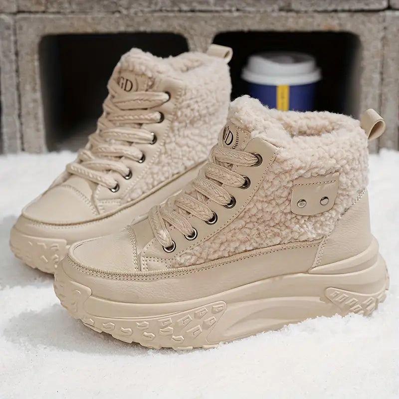 Drune – Wasserdichte Plüsch-Stiefeletten