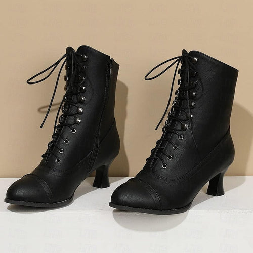 Vintage Komfort-Stiefel für Damen Drune Drune