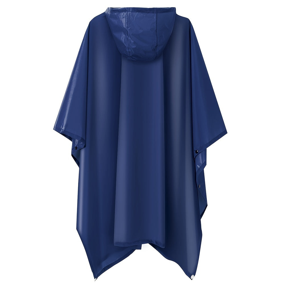 Drune | Wasserdichter Faltbarer Regenponcho Mit Kapuze