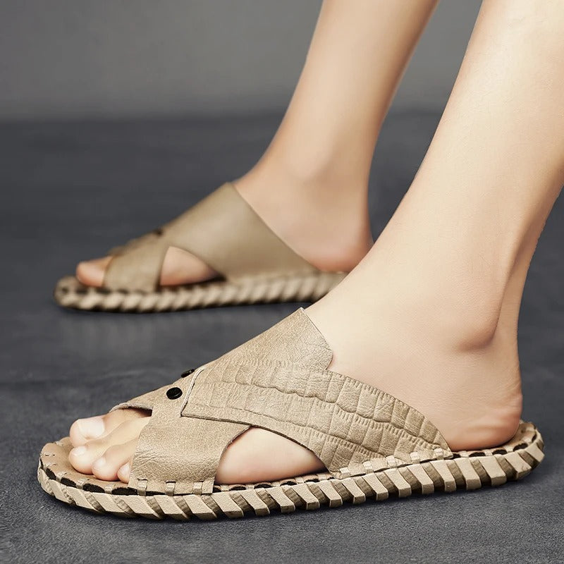 Drune | Rutschfeste, Wasserdichte Herrensandalen