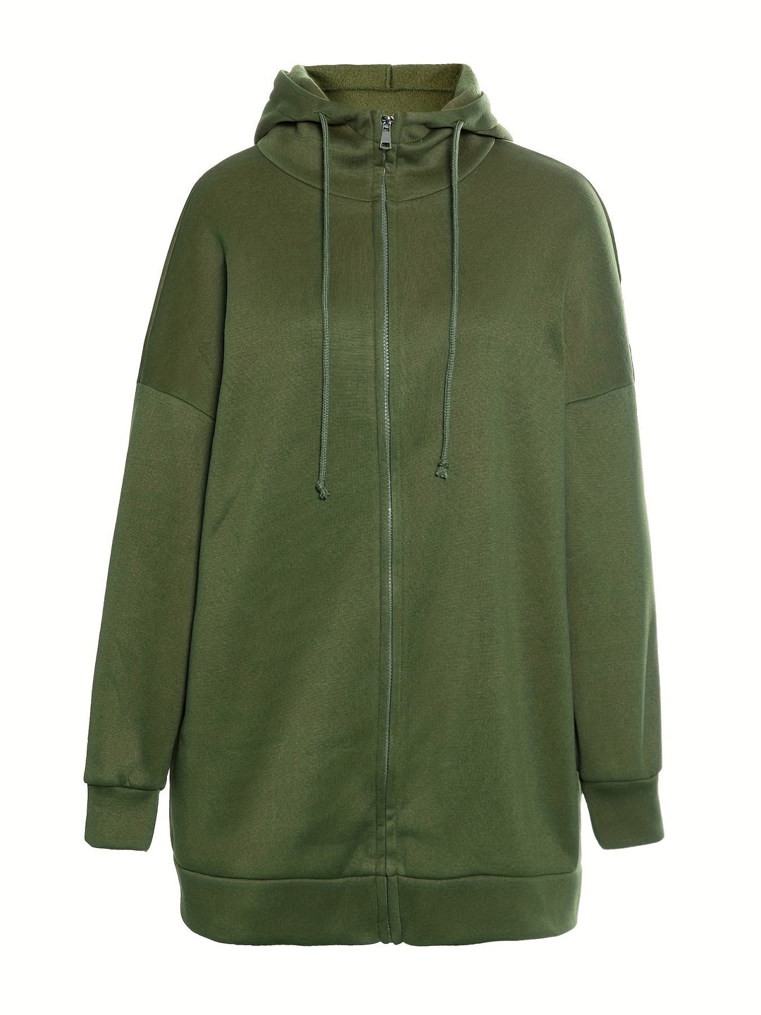 Drune | Comfort - Extrem bequemer langer Zip-Up-Plüsch-Hoodie mit Kapuze für Damen