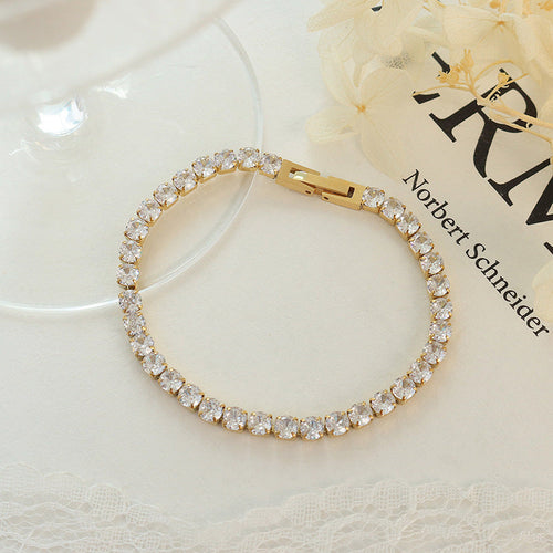 Drune | Armband Bling Kette Titanstahl Würfelkette