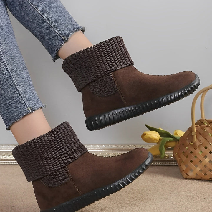 Drune | Flache Und Gestrickte Stiefeletten