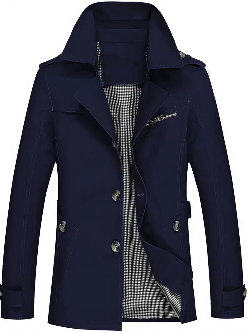 Drune | Herren Große Größe Baumwollwindjacke Für Frühling Und Herbst