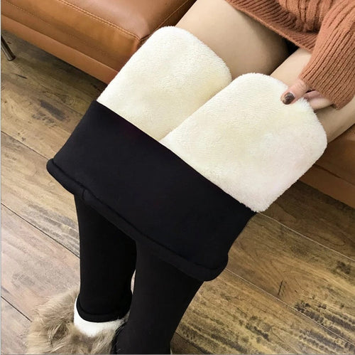 Drune | Leggings - hohe Taille Stretchleggings mit beidseitigem Design