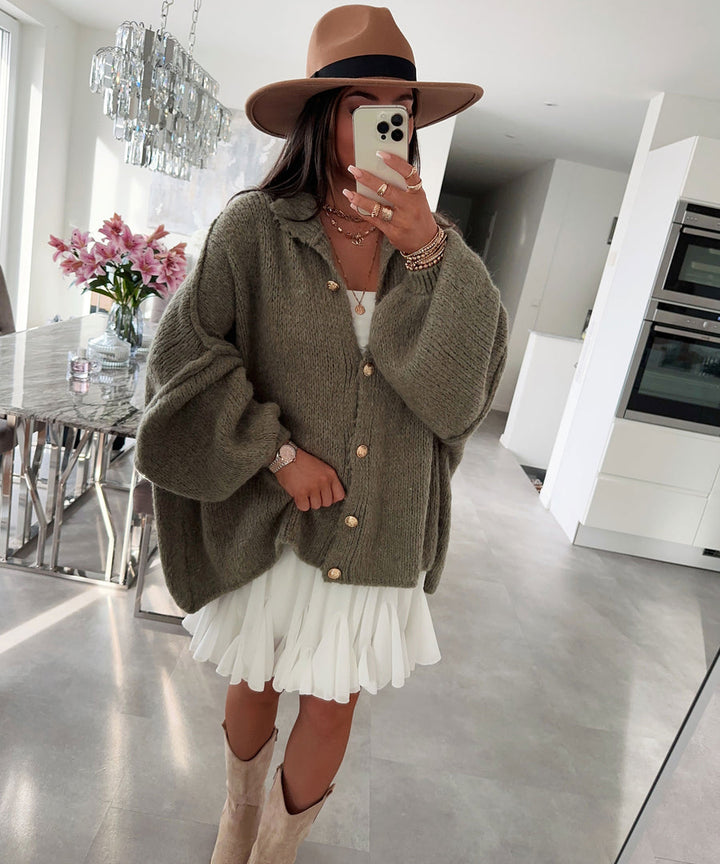 Drune | Overgrößed Strickjacke