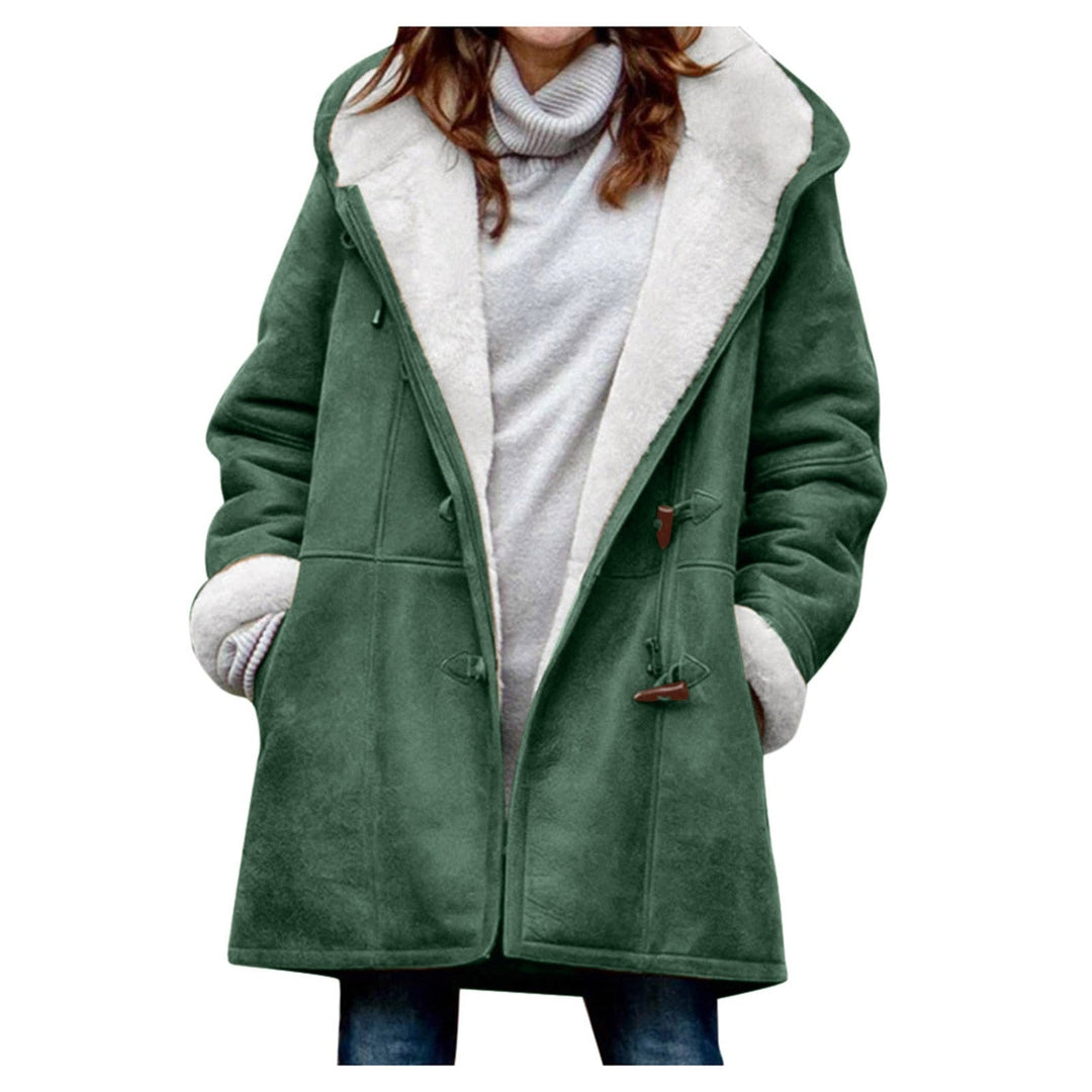 Drune | Warme Fleecejacke mit Kapuze für Frauen
