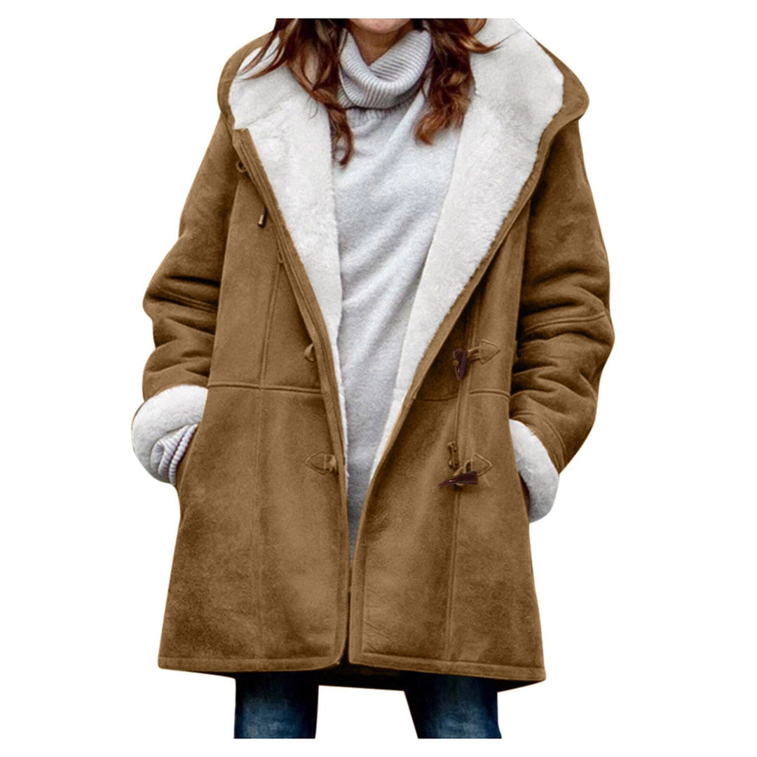 Drune | Warme Fleecejacke mit Kapuze für Frauen