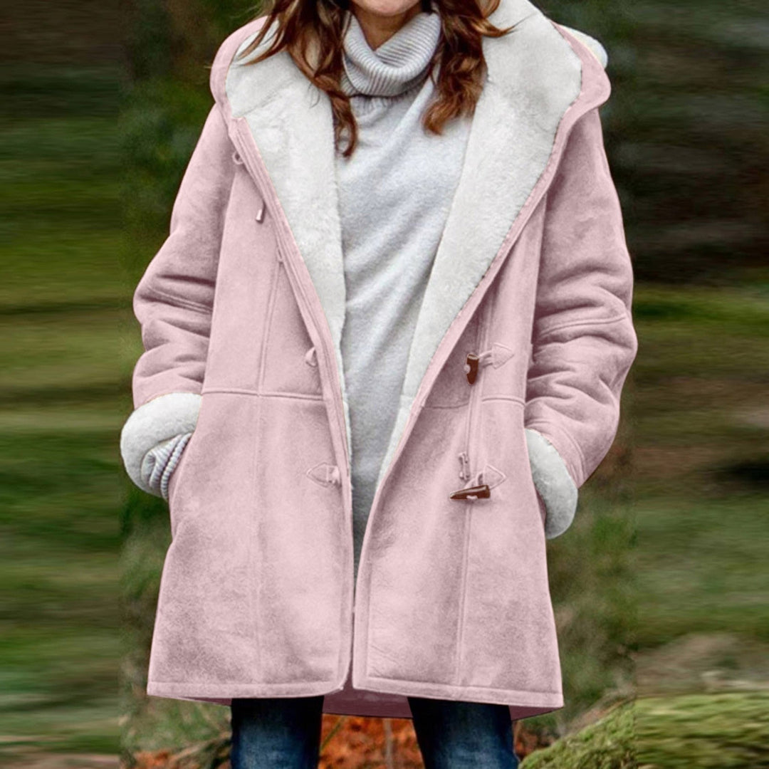 Drune | Warme Fleecejacke mit Kapuze für Frauen