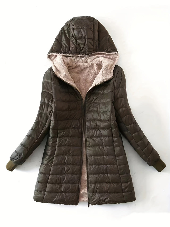 Drune | Fleecegefütterte Damenjacke mit Reißverschluss