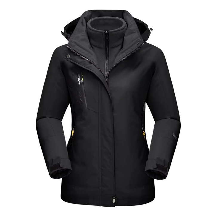 Drune | Outdoor Jacke Wasserdicht Winddicht Futter Verstellbare Kapuze Slim Fit