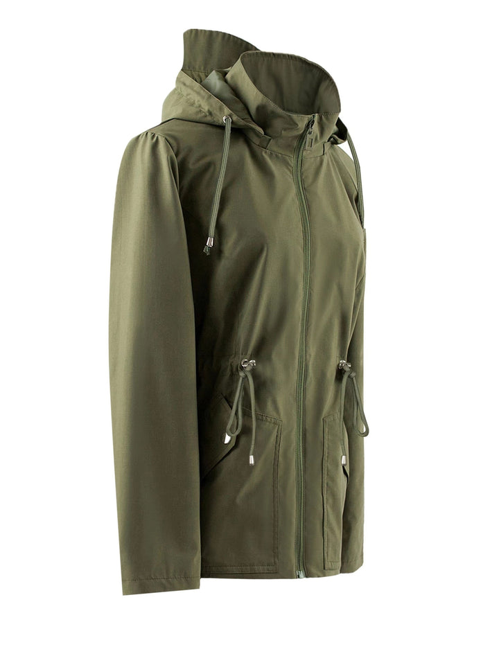 Drune | Damen Wasserdichte Jacke mit Kapuze