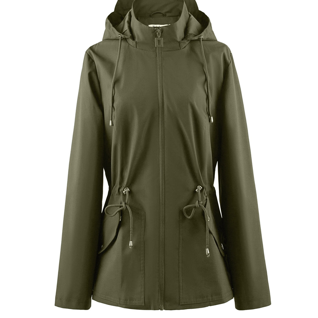Drune | Damen Wasserdichte Jacke mit Kapuze