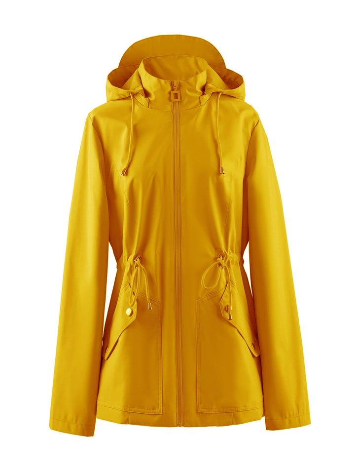 Drune | Damen Wasserdichte Jacke mit Kapuze