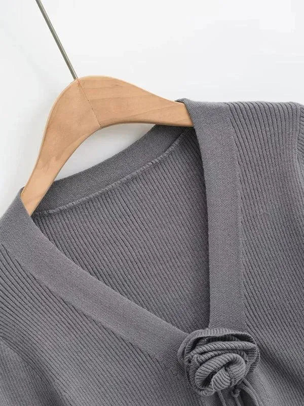 Drune | Knot Damen Strickjacke Pullover