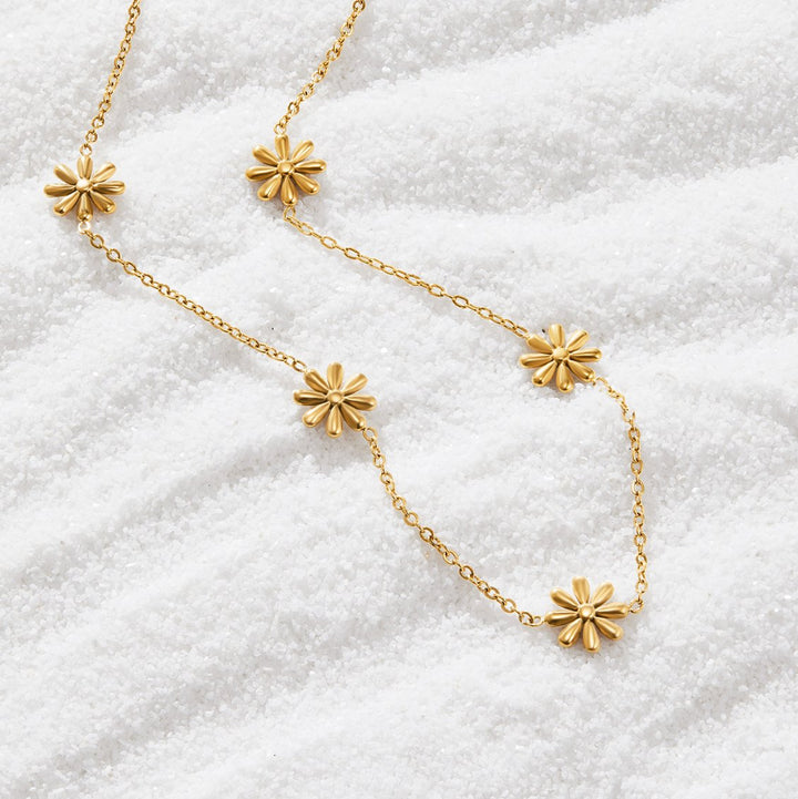Drune | Mit Blumen | Gold