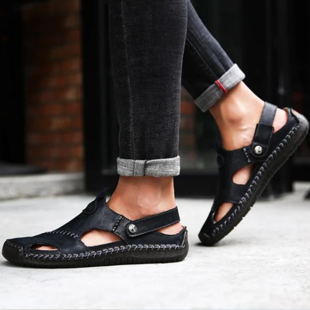 Drune | Edle Ledersandalen