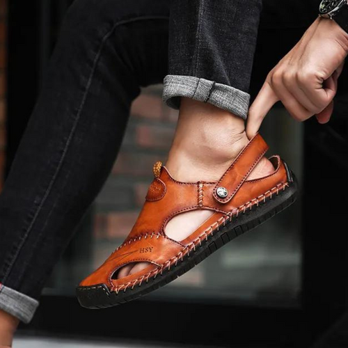 Drune | Edle Ledersandalen