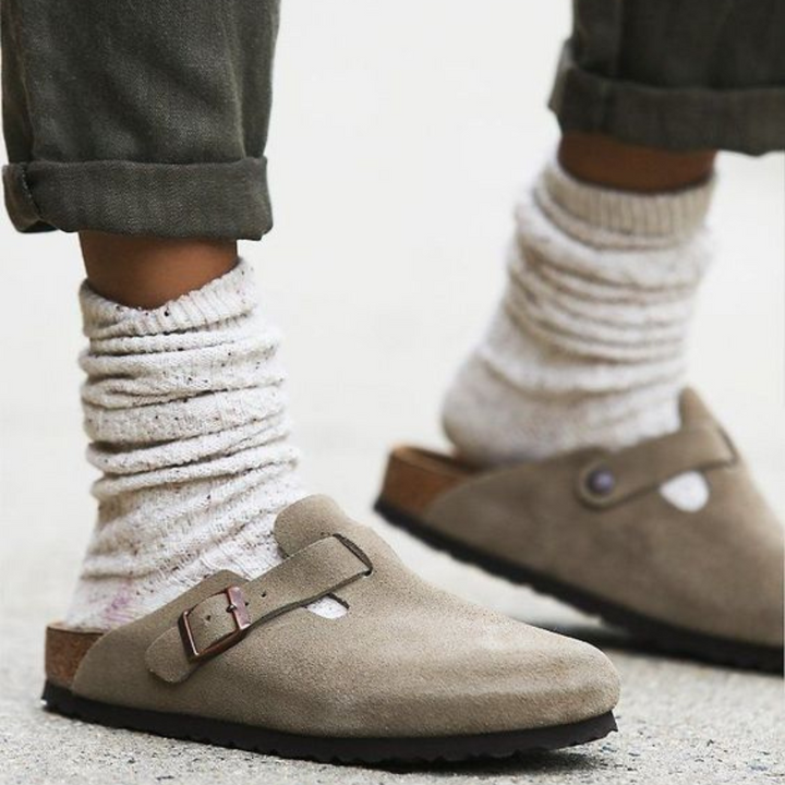 Drune | Unisex Leder Boston Sandalen: Stil und Qualität in einem