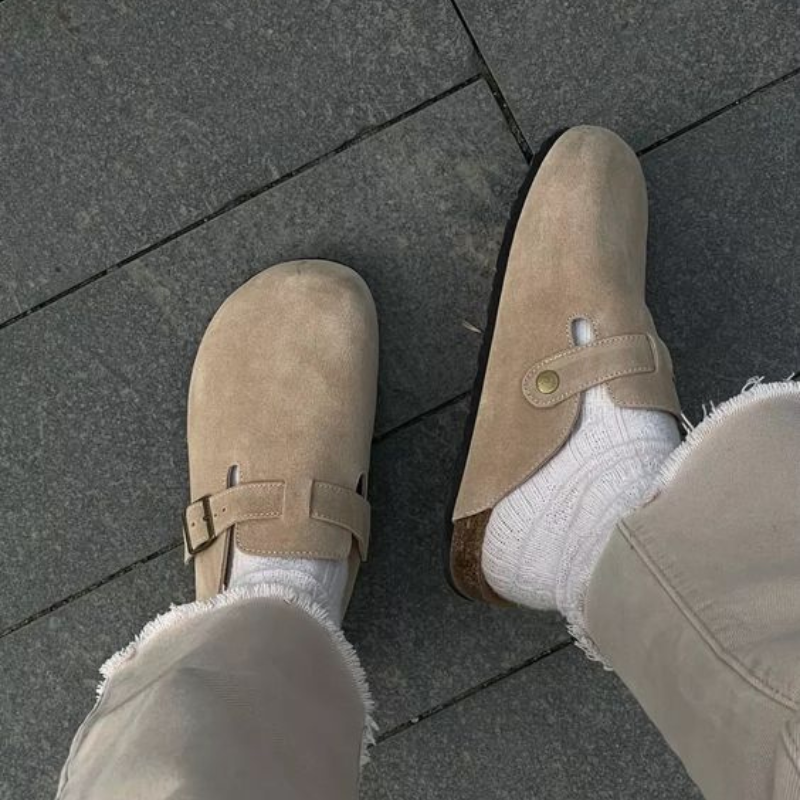 Drune | Unisex Leder Boston Sandalen: Stil und Qualität in einem