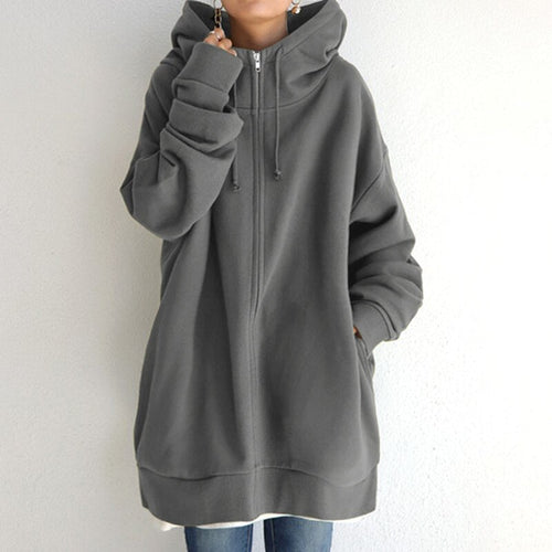 Drune | Kuscheliger Winter Pullover Hoodie in Übergröße