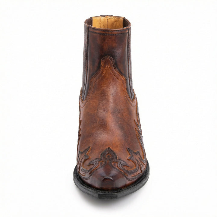 Robuste Leder-Cowboystiefel für Damen Drune
